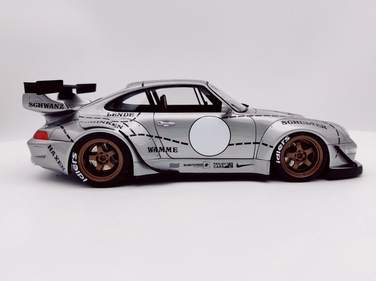 GT Spirit Porsche 911 RWB Phantom Grijs 1:18