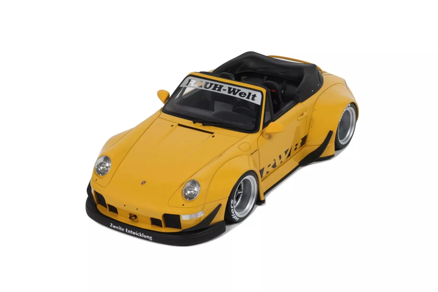 Gt-Spirit Gt450 Porsche 911 993 Rwb Bodykit Nohra Spider 2023 - Yellow 1/18