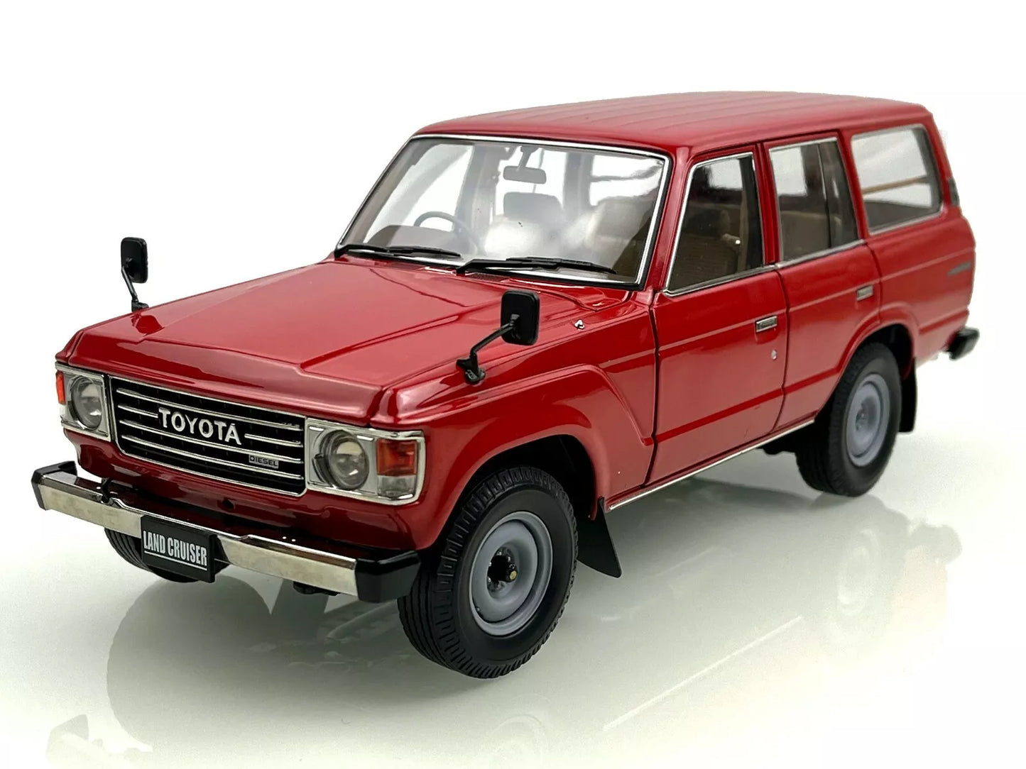 Toyota Land Cruiser 60 RHD year 1980 red 1:18 Kyosho