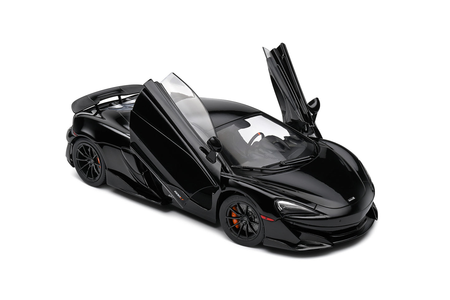 McLaren 600LT Coupe year 2018 black 1:18 Solido