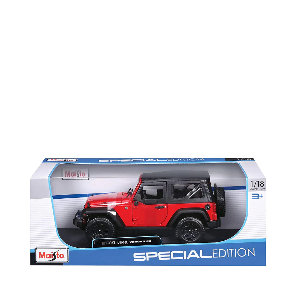 1:18 Se (B)-2014 Jeep Wrangler Red