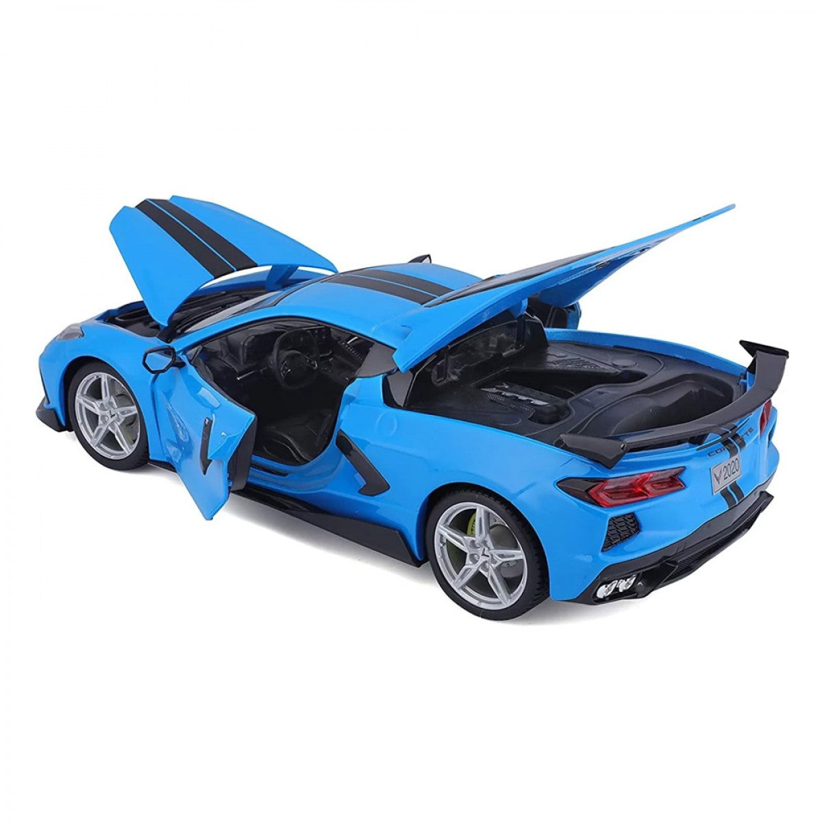 1:18 2020 Blue Chevrolet Corvette S