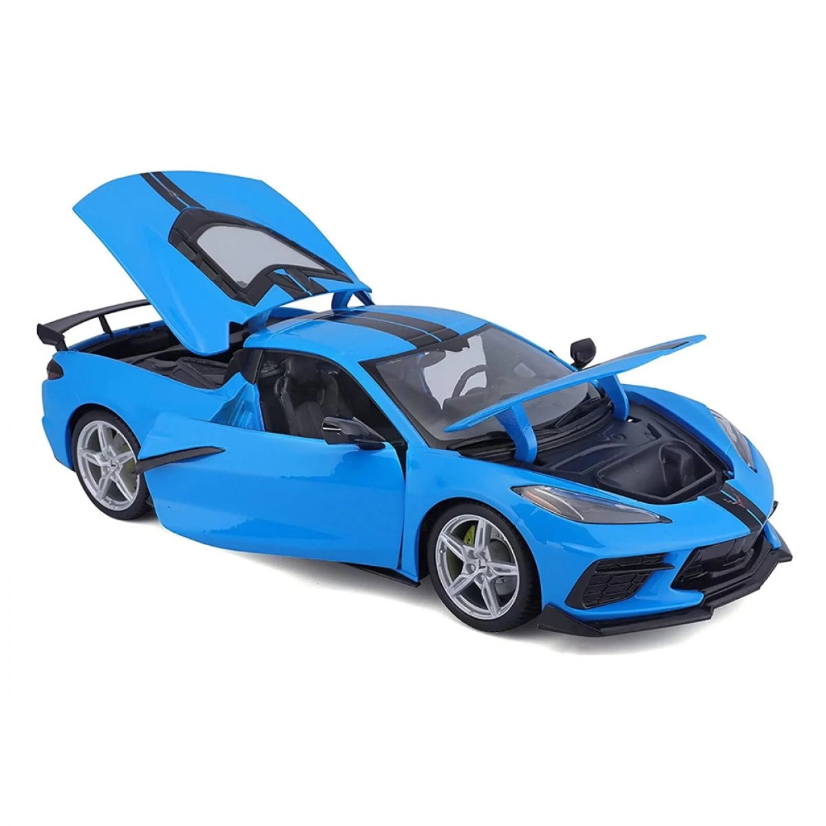 1:18 2020 Blue Chevrolet Corvette S