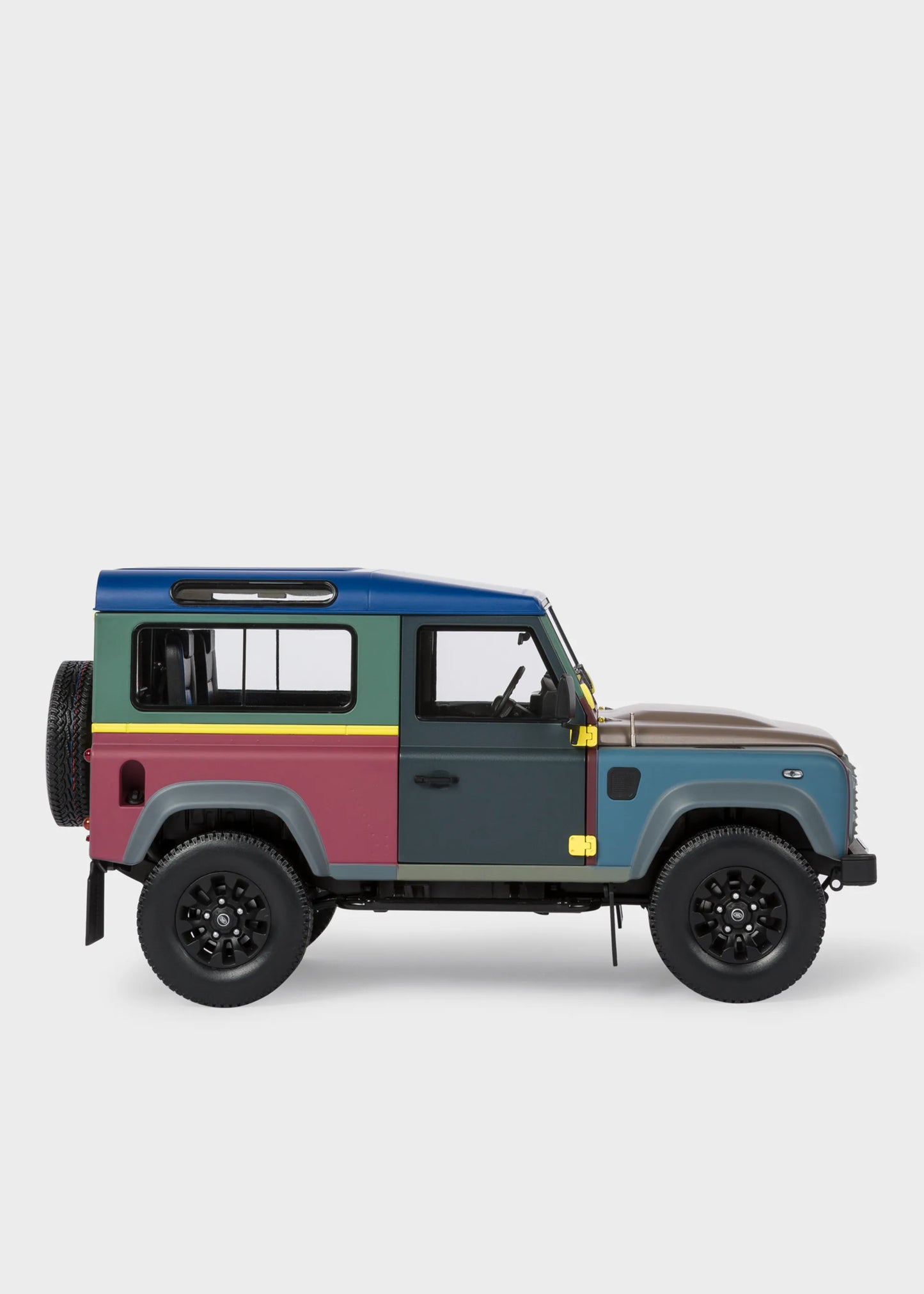 Land Rover Defender 90 Paul Smith Edition (Multi Color) (Diecast Car