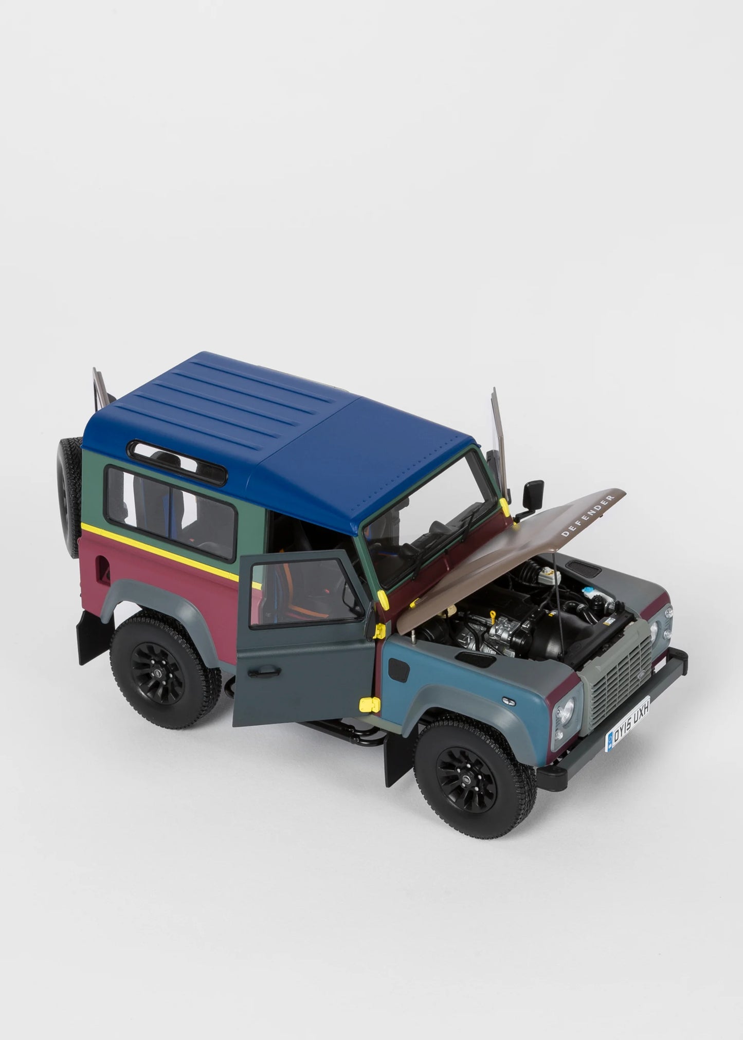 Land Rover Defender 90 Paul Smith Edition (Multi Color) (Diecast Car