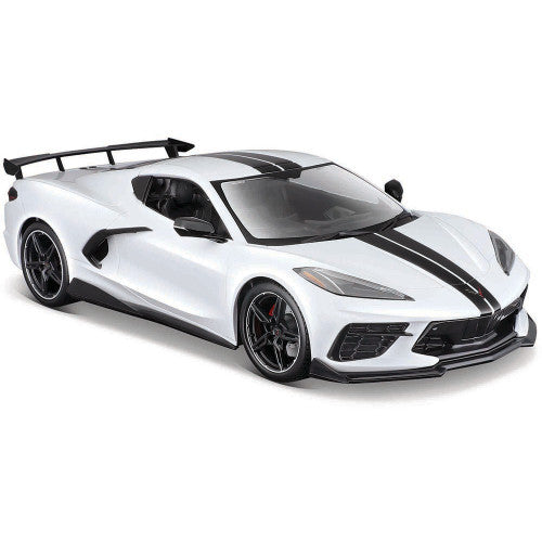 1:18 2020 Chevrolet Corvette Stingr White (High Wing)