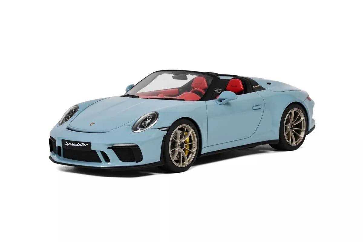 1/18 Porsche 911 Speedster Cabriolet Meissen Blue Model GT Spirit GT408