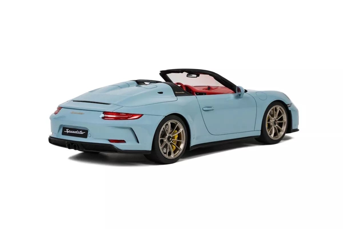 1/18 Porsche 911 Speedster Cabriolet Meissen Blue Model GT Spirit GT408