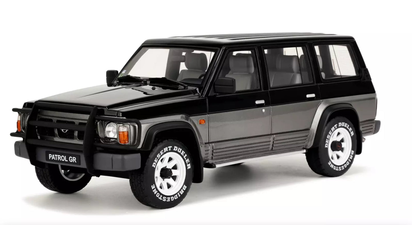 Ottomobile Otto Nissan Patrol Gr Y60 Grey Black 1992 1/18 OT993