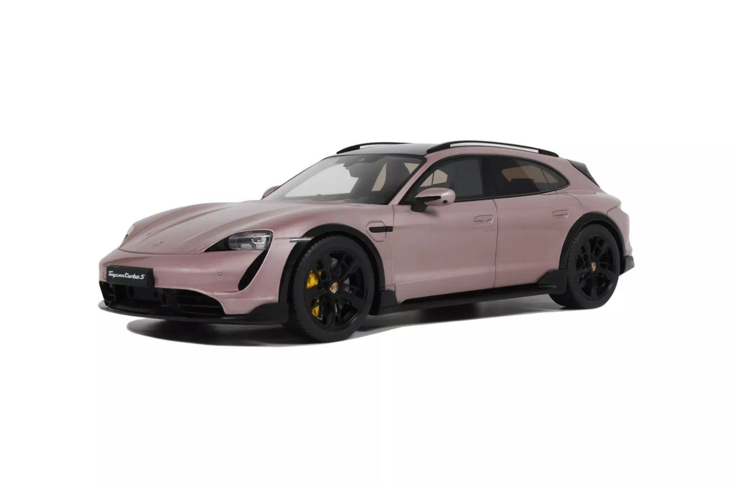 GT-SPIRIT GT440 PORSCHE - TAYCAN TURBO S CROSS TURISMO 2022 - PINK MET - 1/18